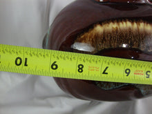 Load image into Gallery viewer, Vintage Hull USA 197 Brown Aqua Drip Glaze Pig Coin Piggy Bank