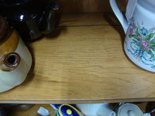 Load image into Gallery viewer, Vintage MCM Cherry Arch Top One Piece China Display Hutch Cabinet