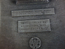 Load image into Gallery viewer, 1976 Bergamot Brass Works Levi Strauss & Co. Metal Belt Buckle
