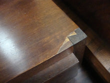 Load image into Gallery viewer, Antique Empire Wood Veneer Dresser with Attached Tilt Mirror