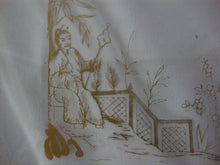 Load image into Gallery viewer, Vintage Clock Face Clear Glass with Gold Bamboo and Cranes