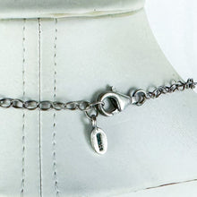 Load image into Gallery viewer, Vintage Sterling Silver Turquoise Teardrop Beaded Pendant Necklace