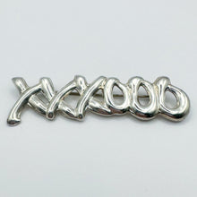 Load image into Gallery viewer, Vintage Sterling Silver "XXXOOO" Brooch