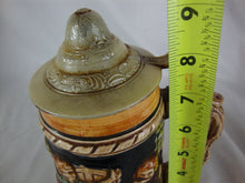 Load image into Gallery viewer, Vintage Japan Bar Cabin Scene Musical Drinking Stein with Lid