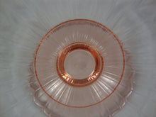 Load image into Gallery viewer, Vintage Heisey Pink Depression Glass Ribbed Pedestal Bowl
