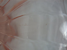 Load image into Gallery viewer, Vintage Heisey Pink Depression Glass Ribbed Pedestal Bowl