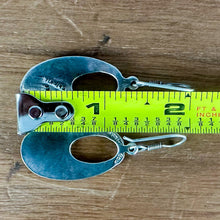 Load image into Gallery viewer, Vintage Sterling Silver Dolphin, Fish, & Palm Tree Dangling Earrings