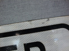 Load image into Gallery viewer, Vintage SC DOT Keep Off Shoulder Traffic Road Metal Sign