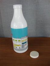 Load image into Gallery viewer, Vintage Carlton Glass White Milk Glass Milk Bottle with City Scene Motif