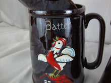 Load image into Gallery viewer, Vintage Farmhouse Country Ceramic Rooster Pancake Pitchers Set of 3