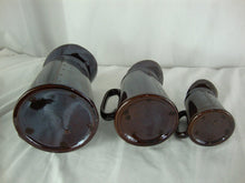 Load image into Gallery viewer, Vintage Farmhouse Country Ceramic Rooster Pancake Pitchers Set of 3