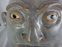 Load image into Gallery viewer, SC Marvin Bailey Folk Art Pottery Experimental Glaze Ugly Face Jug