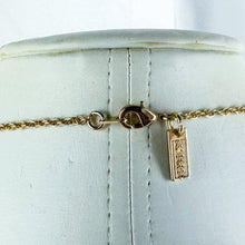 Load image into Gallery viewer, 1970s Romanov Gifts Ruby Slippers Pendant Faberge Chain Necklace