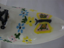 Load image into Gallery viewer, Vintage Victorian Lace Up Boot Ceramic Floral Butterfly Vase Planter