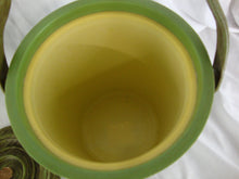 Load image into Gallery viewer, Vintage Hong Kong Molded Plastic Wood Look Harvest Grapes Ice Bucket with Handle
