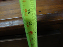 Load image into Gallery viewer, Vintage Walnut Three Drawer Dresser with Stained Glass Attached Mirror