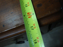 Load image into Gallery viewer, Vintage Walnut Three Drawer Dresser with Stained Glass Attached Mirror