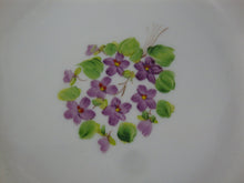 Load image into Gallery viewer, Vintage Fenton Silvercrest Violets In The Snow Milk Glass Decor Console Bowl