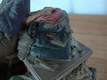Load image into Gallery viewer, 1995 Cairn Studios (Greenville, SC) Sew Much To Do, Sew Little Time Resin Figurine
