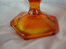 Load image into Gallery viewer, Vintage LE Smith Dominion Amberina Glass Compote Bowl Dish
