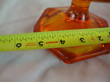 Load image into Gallery viewer, Vintage LE Smith Dominion Amberina Glass Compote Bowl Dish