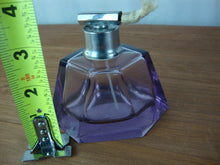 Load image into Gallery viewer, Vintage Purple Crystal Perfume Bottle