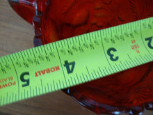 Load image into Gallery viewer, Vintage Mosser Glass Amberina Inverted Strawberry Sugar Bowl