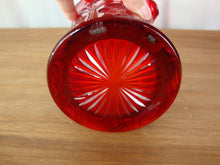 Load image into Gallery viewer, Vintage Fenton Amberina Glass Thistle Pattern Small Pitcher