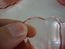 Load image into Gallery viewer, Vintage Pink Glass Serving Bowl & 6 Individual Bowls