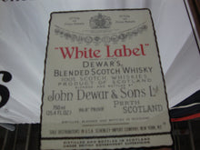 Load image into Gallery viewer, Vintage Dewar's White Label Whisky Bar Mirror