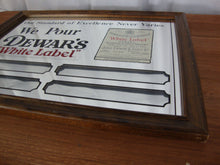 Load image into Gallery viewer, Vintage Dewar's White Label Whisky Bar Mirror