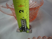 Load image into Gallery viewer, Vintage Anchor Hocking Miss America Pink Glass Teacup and Saucer Set