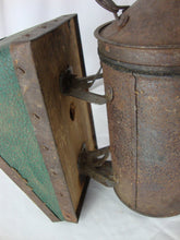 Load image into Gallery viewer, Vintage Dadant & Sons Green Leather Bellow Bee Smoker