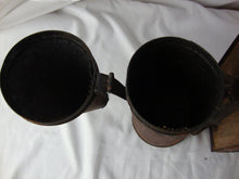 Load image into Gallery viewer, Vintage Dadant & Sons Green Leather Bellow Bee Smoker