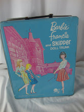 Load image into Gallery viewer, 1965 Mattel Barbie Francie and Skipper Plastic Doll Trunk
