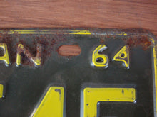Load image into Gallery viewer, 1964 Michigan Trailer 214-545 Car Tag License Plate