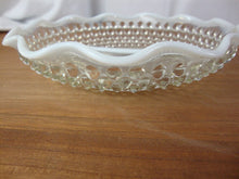 Load image into Gallery viewer, Vintage Fenton Moonstone Divided Serving Bowl Dish