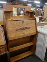 Load image into Gallery viewer, Vintage Larkin Soap Company Oak Ladies Secretary Desk