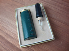 Load image into Gallery viewer, Vintage Jean Patou Joy French Perfume with Green Leather Holder and Dropper