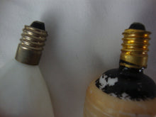 Load image into Gallery viewer, Vintage Japan Handpainted Glass Figural Holiday C6? Bulbs UNTESTED