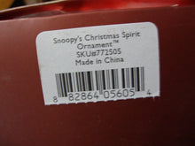Load image into Gallery viewer, 2007 Lenox Snoopy's Christmas Spirit Porcelain Christmas Holiday Tree Ornament