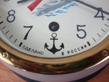 Load image into Gallery viewer, Vintage Russian Vostok Tanoyh 8 Day Submarine Clock
