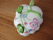 Load image into Gallery viewer, Vintage Herend Hungary Handpainted Blue Garland Leaf Petite Trinket Dish