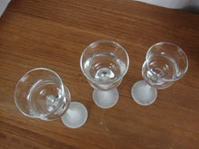 Load image into Gallery viewer, Vintage Partylite USA Clear/Frosted Glass Votive Holders Set of 3