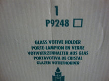 Load image into Gallery viewer, Vintage Partylite USA Clear/Frosted Glass Votive Holders Set of 3