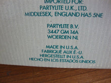 Load image into Gallery viewer, Vintage Partylite USA Clear/Frosted Glass Votive Holders Set of 3