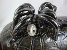 Load image into Gallery viewer, Jeff Standridge Folk Art Pottery 3D Spider Ugly Face Jug