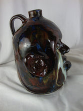 Load image into Gallery viewer, Marvin Bailey Folk Art Pottery Crying Eyes Ugly Face Jug