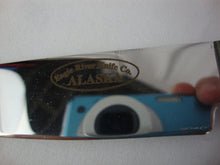 Load image into Gallery viewer, Eagle River Knife Co Alaska Dymondwood Green and Black Handle Kitchen Utility Steak Knife
