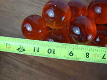 Load image into Gallery viewer, MCM Red/Orange Lucite Grapes Decor Cluster Wood Stem Large